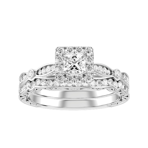 Diamond Bridal Set 1 ct tw Round-cut 14K Rose Gold | Kay