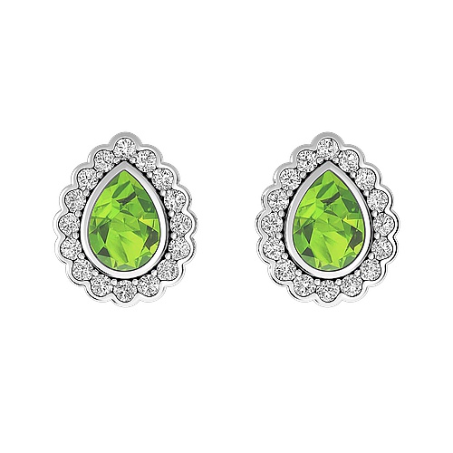 peridot earrings kay jewelers